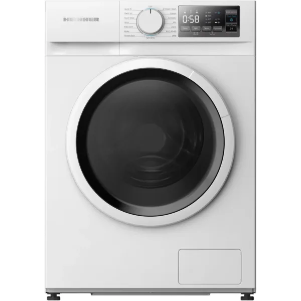 Пералня HEINNER HWM-M814IVSMNA+++, Slim дизайн, 8 кг, 1400 об/мин, Инверторен мотор, Бял