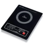 Индукционен котлон EK-7140 ID, 23.7 х 23.7 см, 2000W, Повърхност от черен кристал