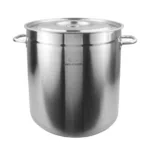 Голям казан с капак ЕК-KZ70L, 70 литра, 45х45 см, Инокс
