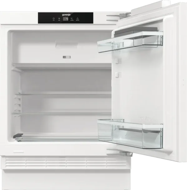 Хладилник за вграждане под плот Gorenje RBIU609EA1, 121L, Автоматично размразяване, Бял