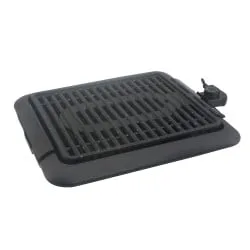 Бездимна скара Voltz V51015EM, 1250W, Мраморно покритие, 25.5х30.5 см, Черен