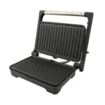 Грил скара Rosberg R51442I, 1500W, Отваряне на 180 гр, Незалепваща, Тава за мазнина, Инокс/черен