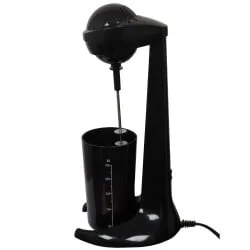 Миксер за фрапе Rosberg R51163C, 100W, 2 скорости, Метална бъркалка, Черен